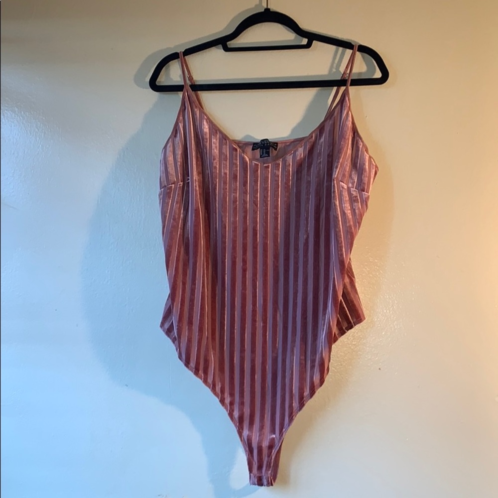 Velvet & Mesh Bodysuit